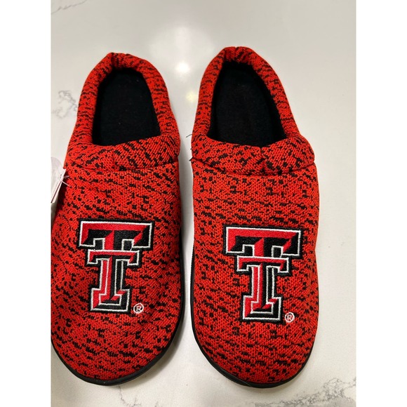 FOCO Men's NCAA Texas Tech Memory Foam Slippers M 9/10 - Picture 5 of 5